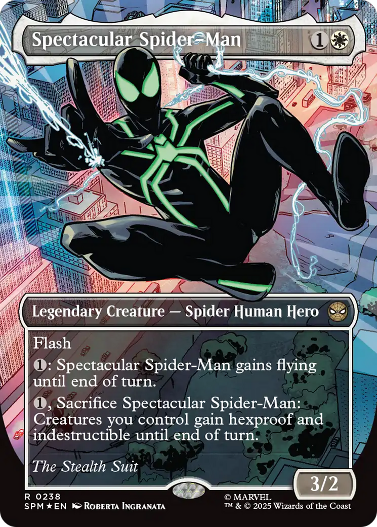 Spectacular Spider-Man (0238) (Borderless) - Textured Foil