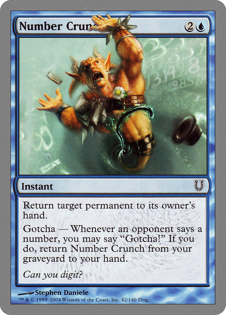 Number Crunch - Foil