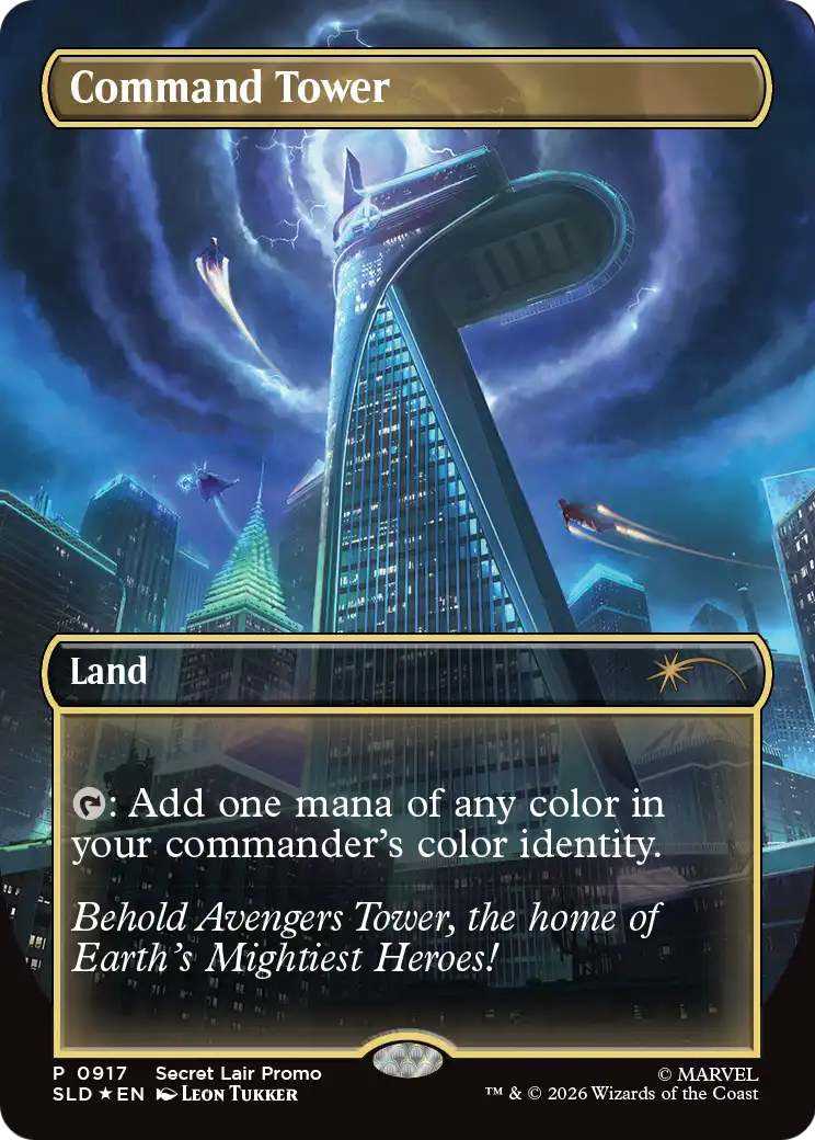 Command Tower (0917) (Borderless) (SLD) - Foil
