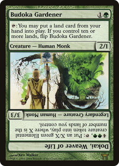 Budoka Gardener // Dokai, Weaver of Life - Foil
