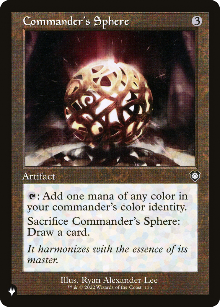 Commander's Sphere (BRC-135) (Retro Frame) (PLST)