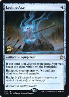 Leyline Axe (0129) (Prerelease) - Foil