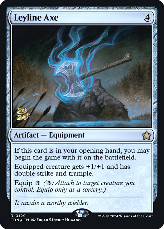 Leyline Axe (0129) (Prerelease) - Foil