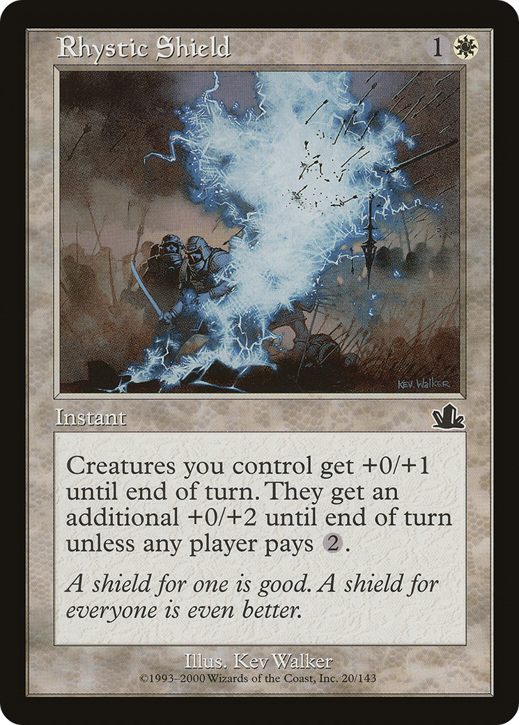 Rhystic Shield - Foil