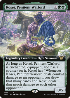 Kosei, Penitent Warlord (067) (Extended Art)