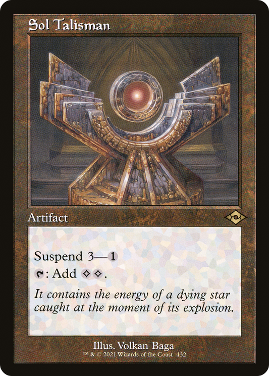 Sol Talisman (432) (Retro Frame) - Foil Etched