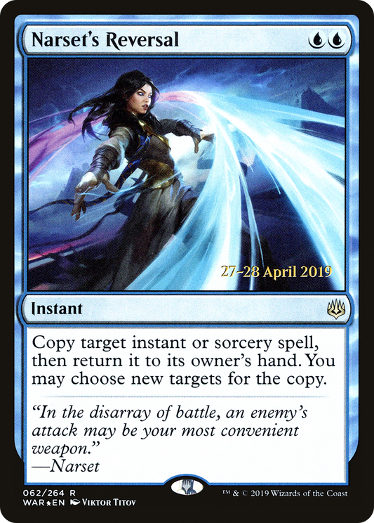 Narset's Reversal (062) (Prerelease) - Foil