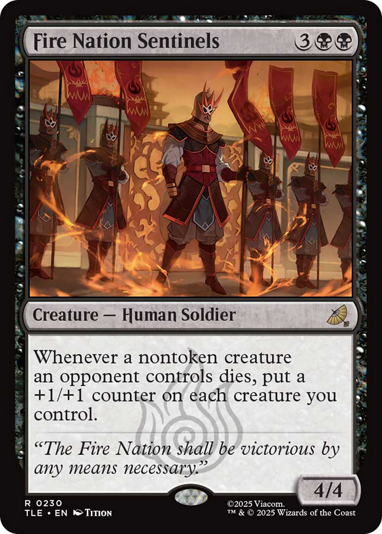 Fire Nation Sentinels - Foil tle