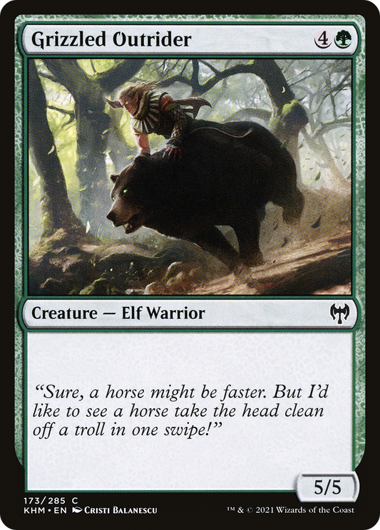 Grizzled Outrider - Foil