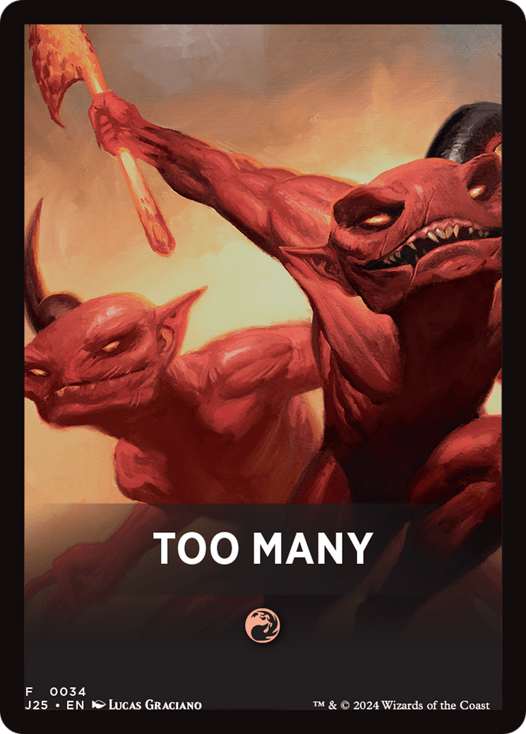 Too Many Theme Card