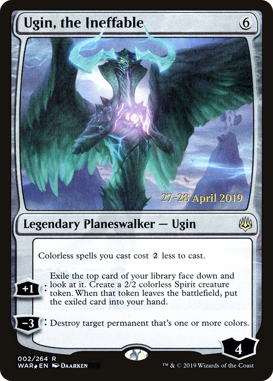 Ugin, the Ineffable (002) (Prerelease) - Foil