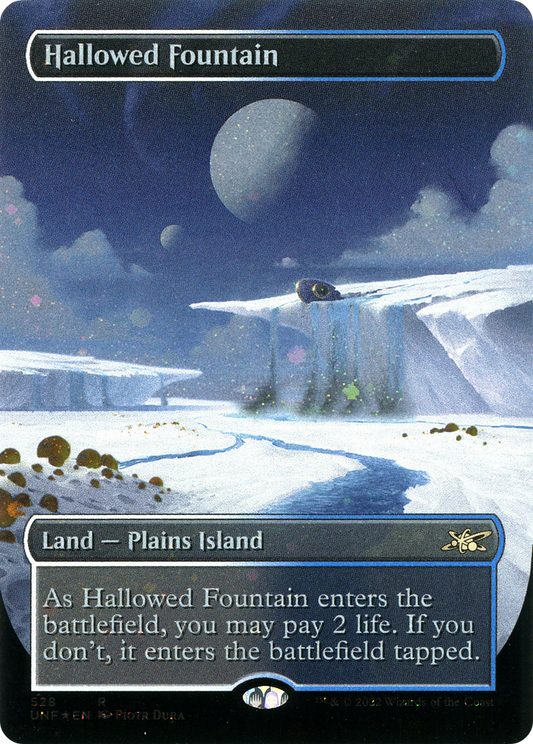 Hallowed Fountain (528) (Borderless) - Galaxy Foil