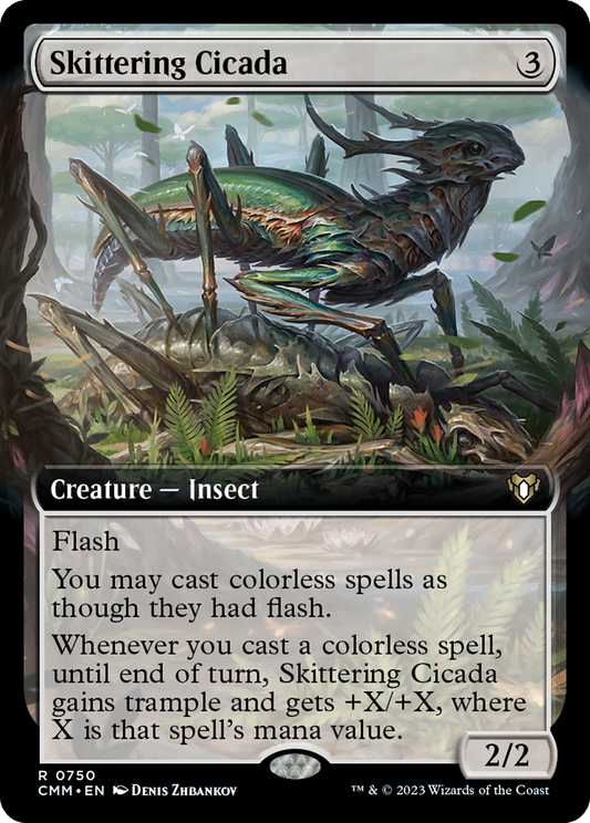 Skittering Cicada (0750) (Extended Art)