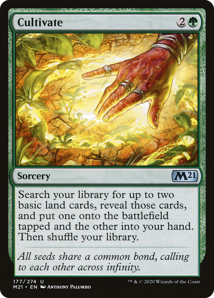 Cultivate (317) (Alternate Art) - Foil