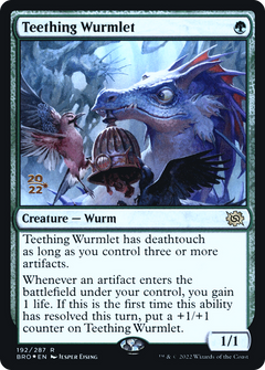 Teething Wurmlet (192) (Prerelease) - Foil