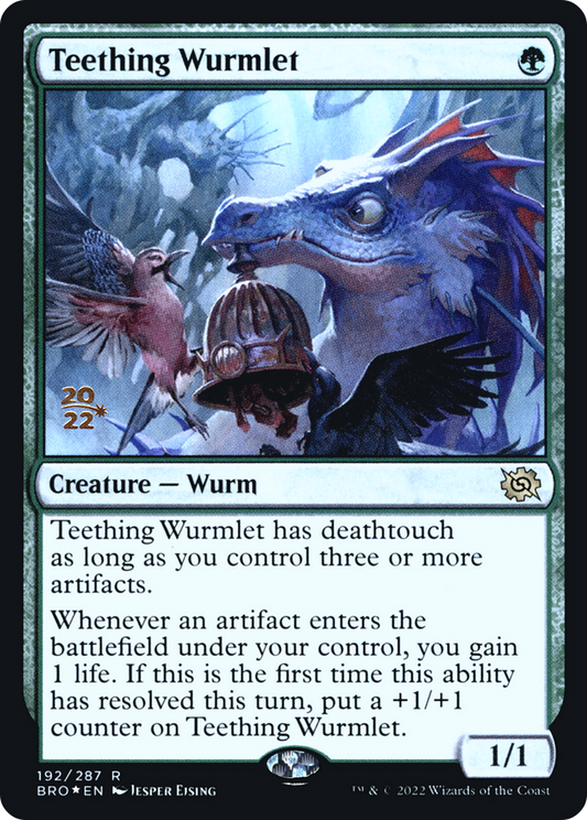 Teething Wurmlet (192) (Prerelease) - Foil