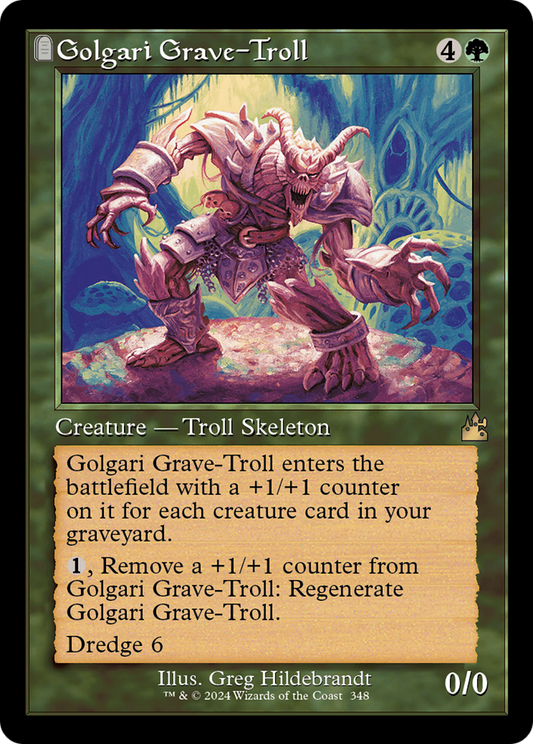Golgari Grave-Troll (0348) (Retro Frame) - Foil