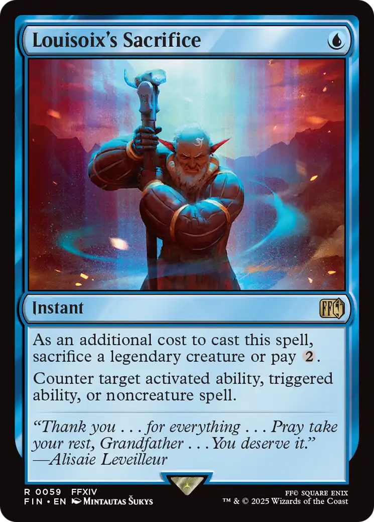 Louisoix's Sacrifice - Foil