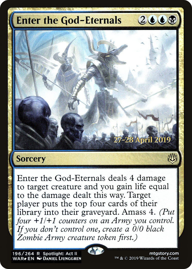 Enter the God-Eternals (196) (Prerelease) - Foil