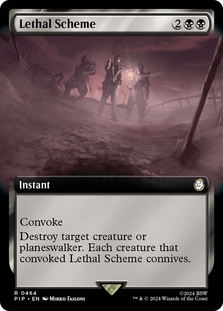 Lethal Scheme (0464) (Extended Art) - Foil