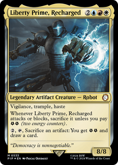 Liberty Prime, Recharged (0533) - Surge Foil