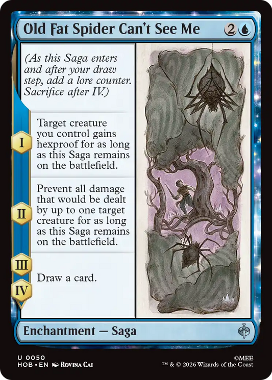 Old Fat Spider Can't See Me (HOB)
