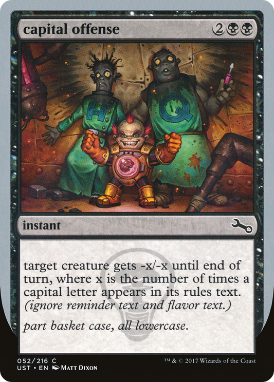 capital offense - Foil