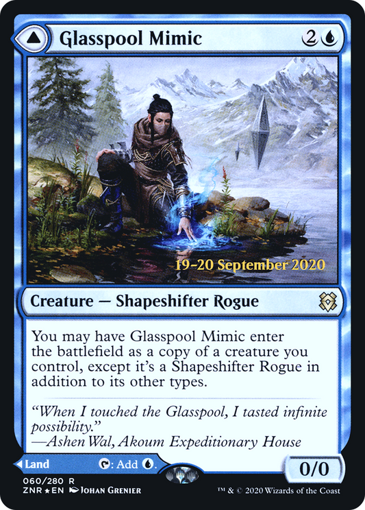 Glasspool Mimic // Glasspool Shore (060) (Prerelease) (PZNR) - Foil