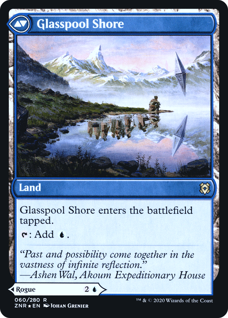 Glasspool Mimic // Glasspool Shore (060) (Prerelease) (PZNR) - Foil