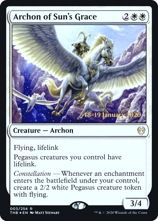 Archon of Sun's Grace (003) (Prerelease) - Foil