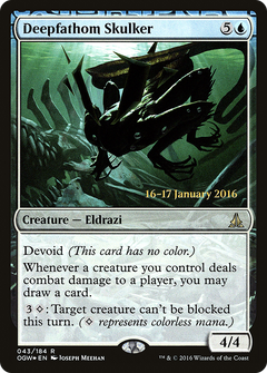 Deepfathom Skulker (043) (Prerelease) - Foil