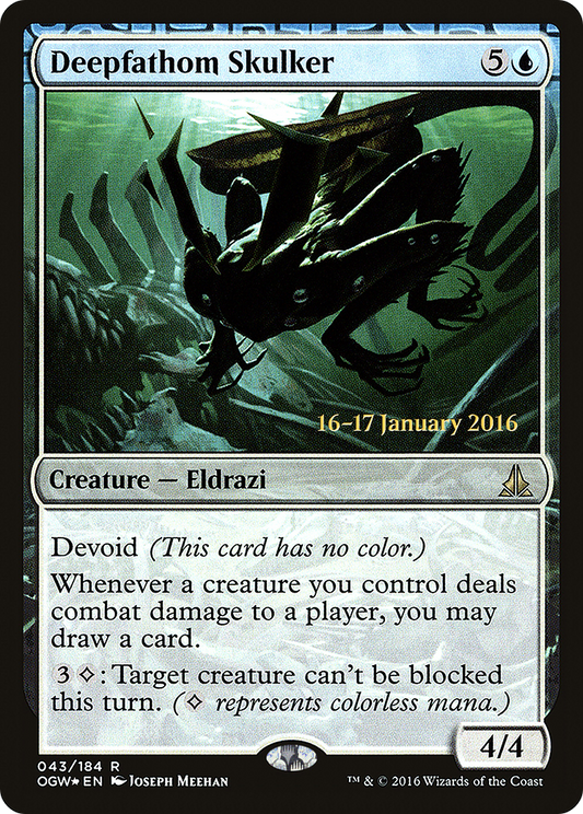 Deepfathom Skulker (043) (Prerelease) - Foil