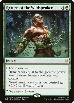 Return of the Wildspeaker (172) (Promo Pack) - Foil