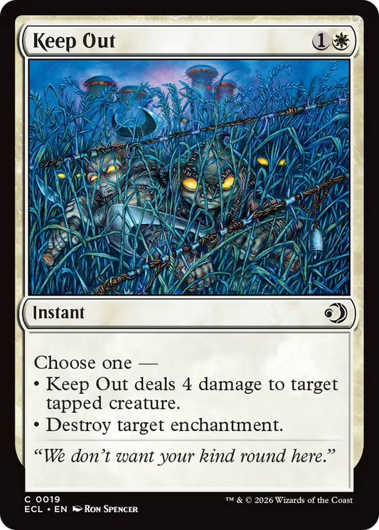 Keep Out (0019) (ECL) - Foil