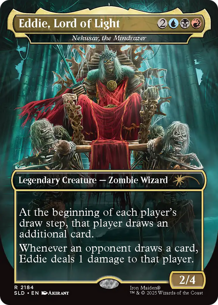 Eddie, Lord of Light [Nekusar, the Mindrazer] (2184) (Borderless) sld