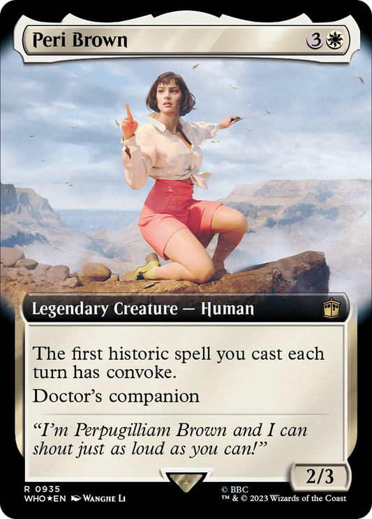 Peri Brown (0935) (Extended Art) - Surge Foil