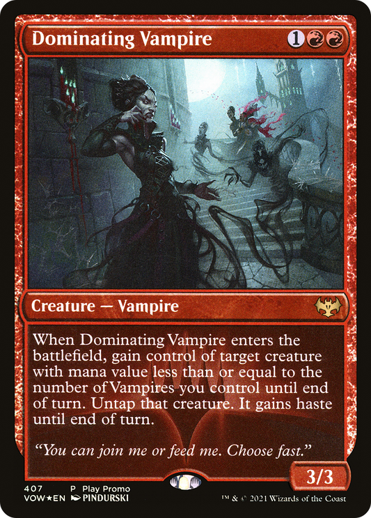 Dominating Vampire (407) (Play) - Foil