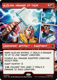 Mjölnir, Hammer of Thor (0303) (Borderless) (MSH)