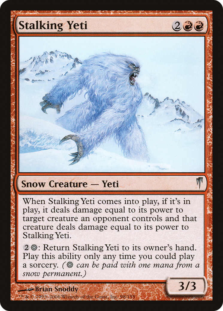 Stalking Yeti - Foil