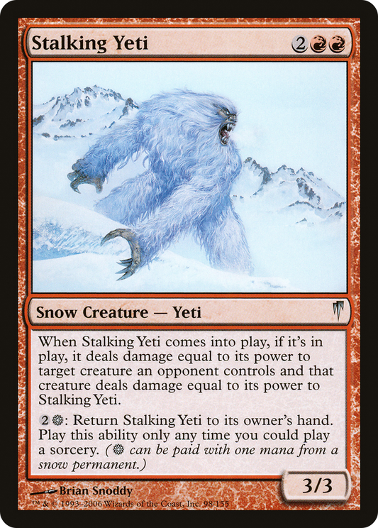 Stalking Yeti - Foil