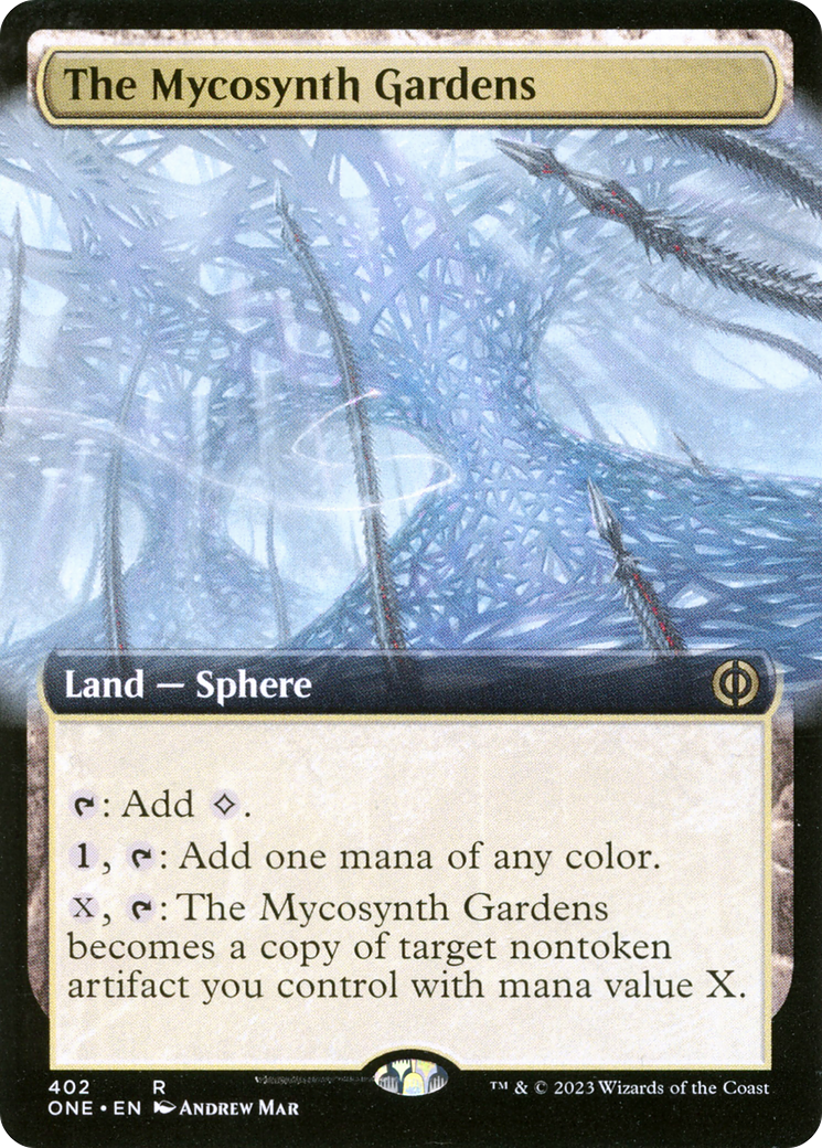 The Mycosynth Gardens (402) (Extended Art) - Foil