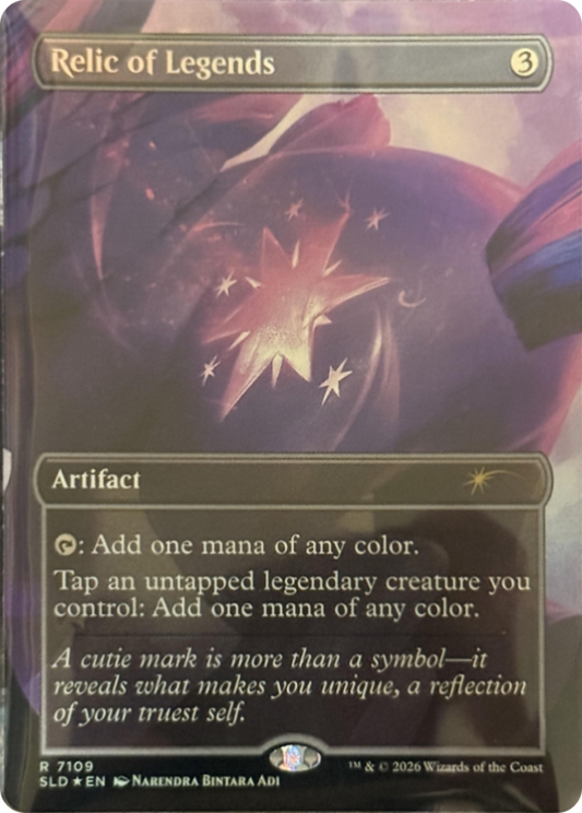Relic of Legends (7109) (Borderless) (SLD) - Foil