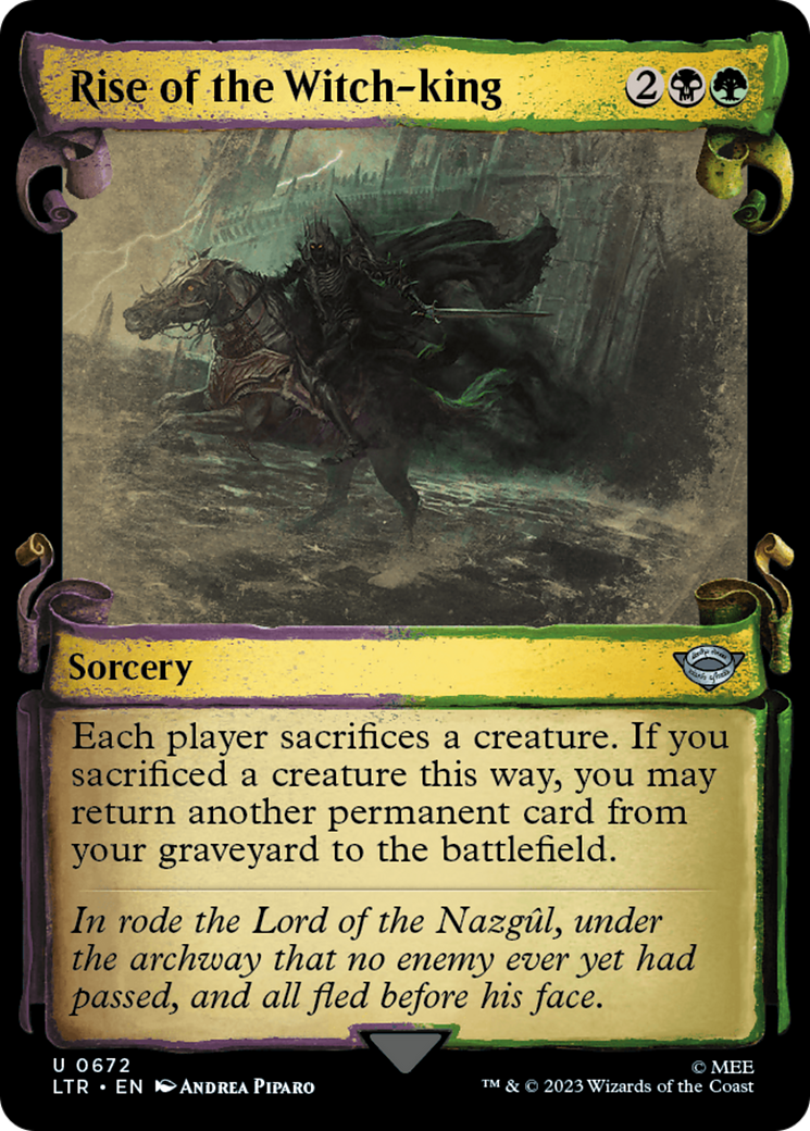 Rise of the Witch-king (0672) (Showcase) - Silver Foil