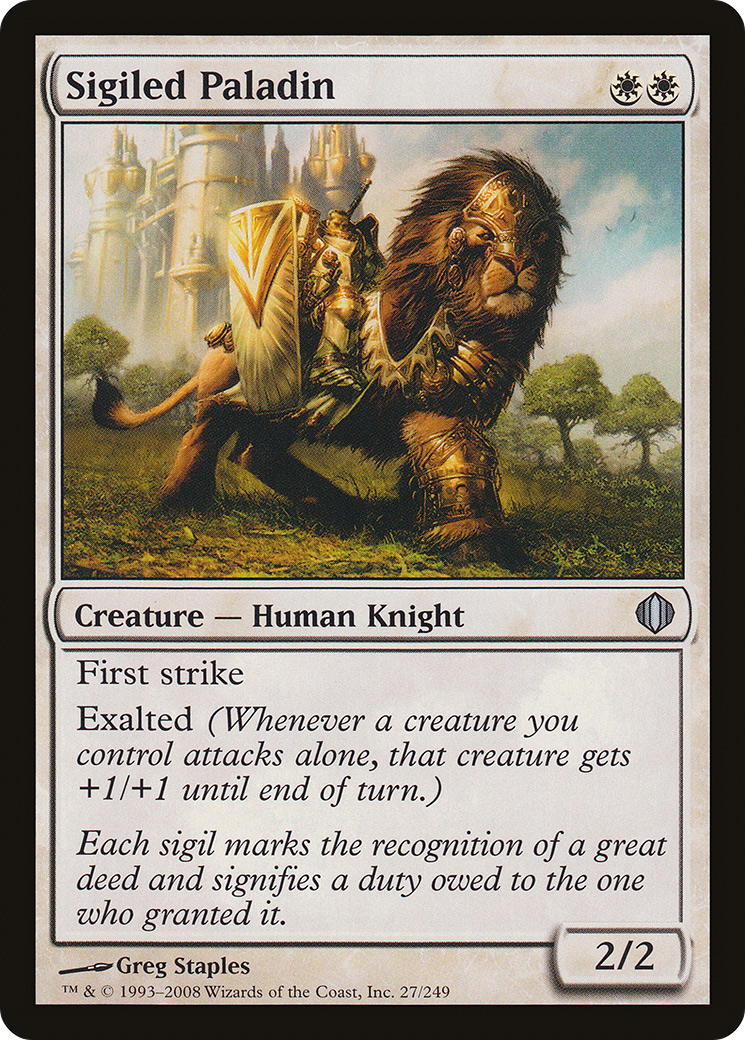 Sigiled Paladin - Foil