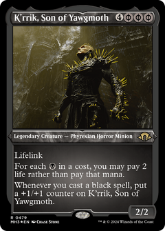 K'rrik, Son of Yawgmoth (0479) - Foil Etched