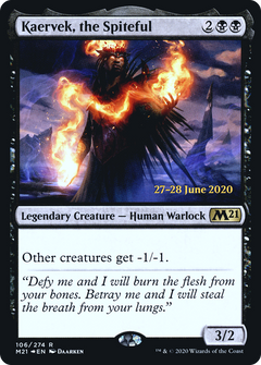 Kaervek, the Spiteful (106) (Prerelease) - Foil