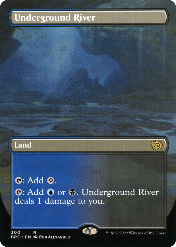 Underground River (300) (Borderless) - Foil