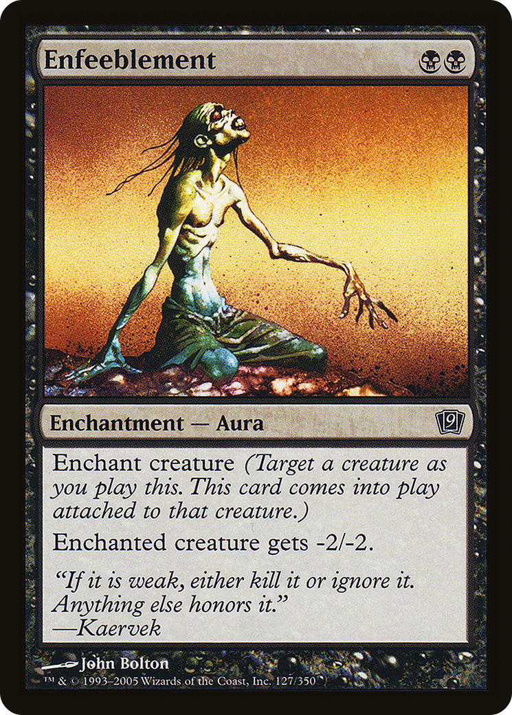 Enfeeblement - Foil