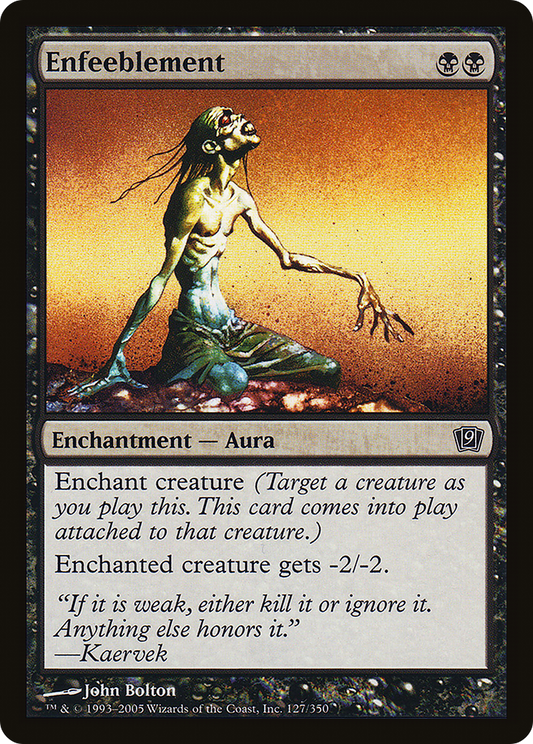 Enfeeblement - Foil