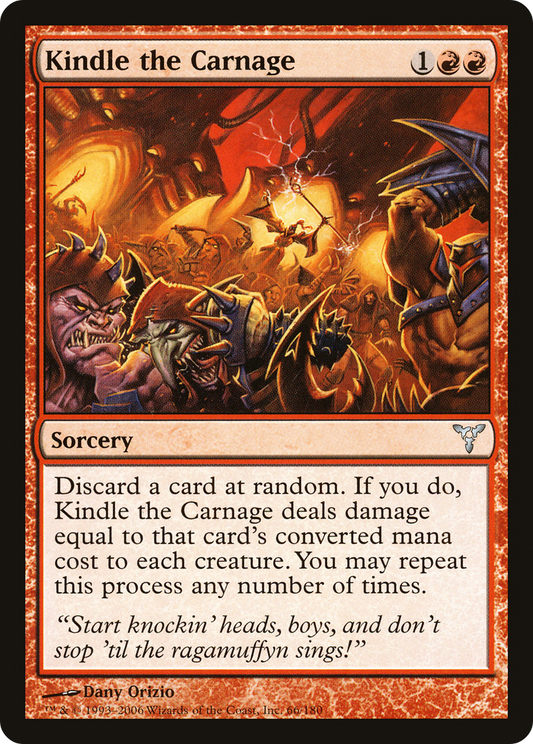 Kindle the Carnage - Foil